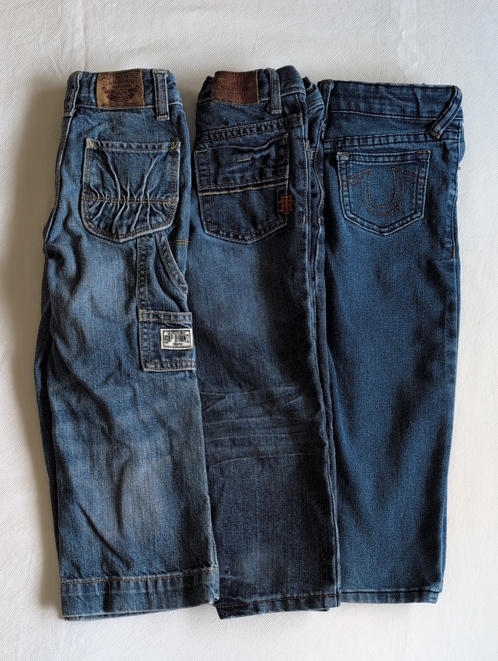 Size 3T Boys Premium Denim Bundle - True Religion Tommy Hilfiger Vintage Gap Y2K